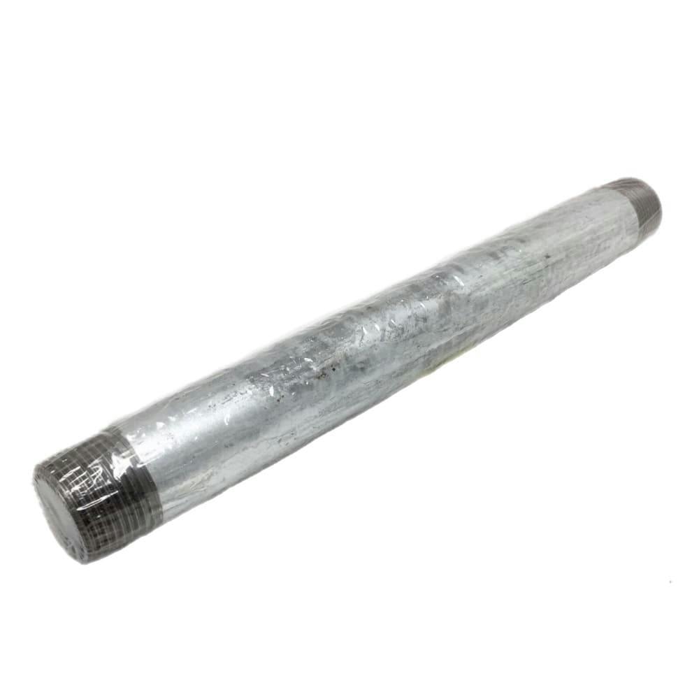 白ロングニップル 1×300L 鋼管・支持金具 白ロングニップル 1×300L 鋼管・支持金具