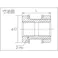 【CAINZ-DASH】フローバル パネルユニオン(SUS316) 07100504 VPU-04【別送品】