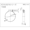 【CAINZ-DASH】ＪＣＳ社 ハイ・グリップ　ステンレス　２２１１８９１６ JCS-SUS316-5【別送品】