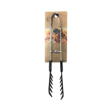 ナイロン製麺トング 24cm ブラック CC8993