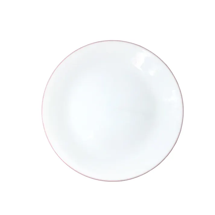 コレールカラーリム ピンク 中皿