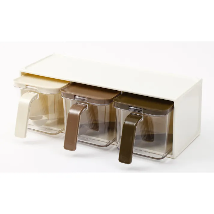 NEWクローブ調味料ストッカー 3個組