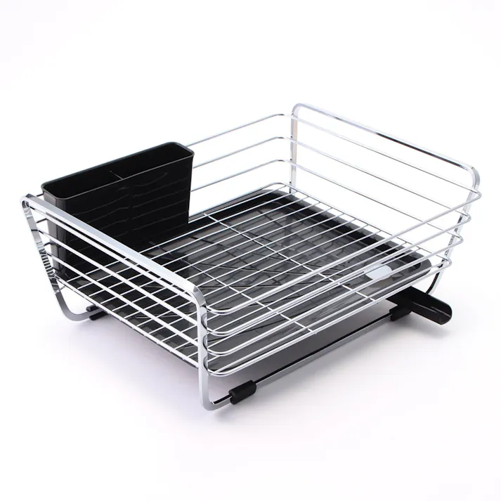 シンプルストレージ 水切りバスケット ブラック