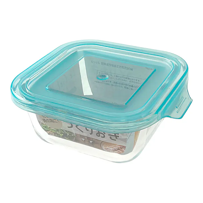 耐熱保存容器 正方形 290ml HB2853