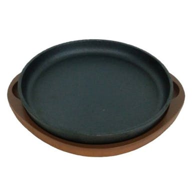 鉄鋳物製ステーキ皿 丸型 20cm HB-3056(販売終了)
