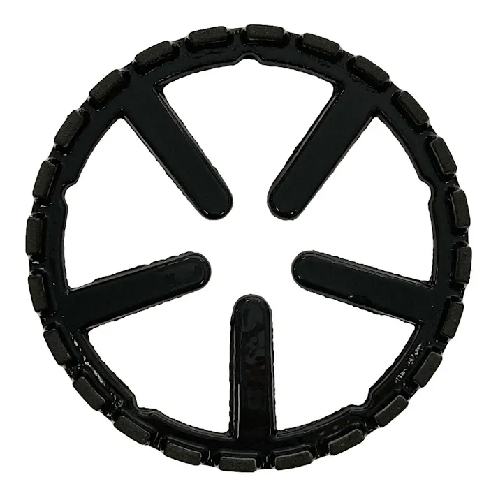 フェール 鉄鋳物製 ミニ五徳 ホーロー加工 ブラック HB4198