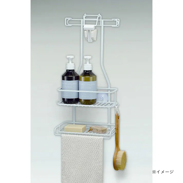 スパージュ シャワーラック 2段 HB4348