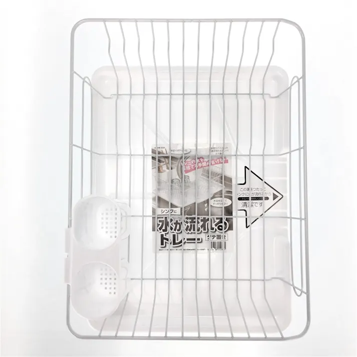 水切りバスケット 縦置き ホワイト HB5288