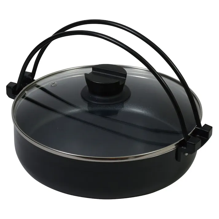 IH・ガス火対応 ふっ素加工 すきやき鍋 26cm HB5857