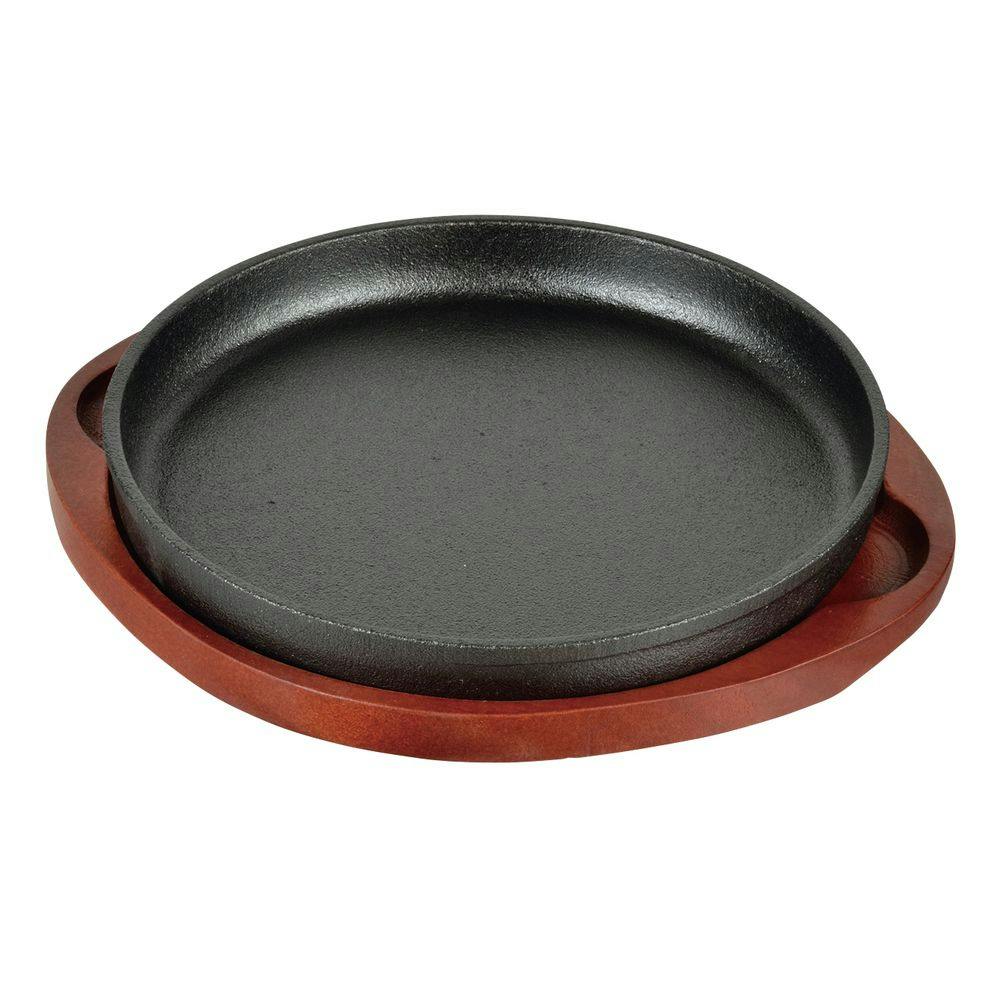 パール金属 スプラウト 鉄鋳物製ステーキ皿 【丸型】 20cm/HB-6215