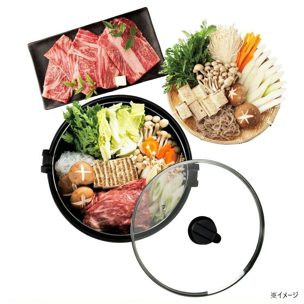 IH対応ガラス蓋付すき焼鍋 28cm HB6633(販売終了) | 鍋・やかん 通販