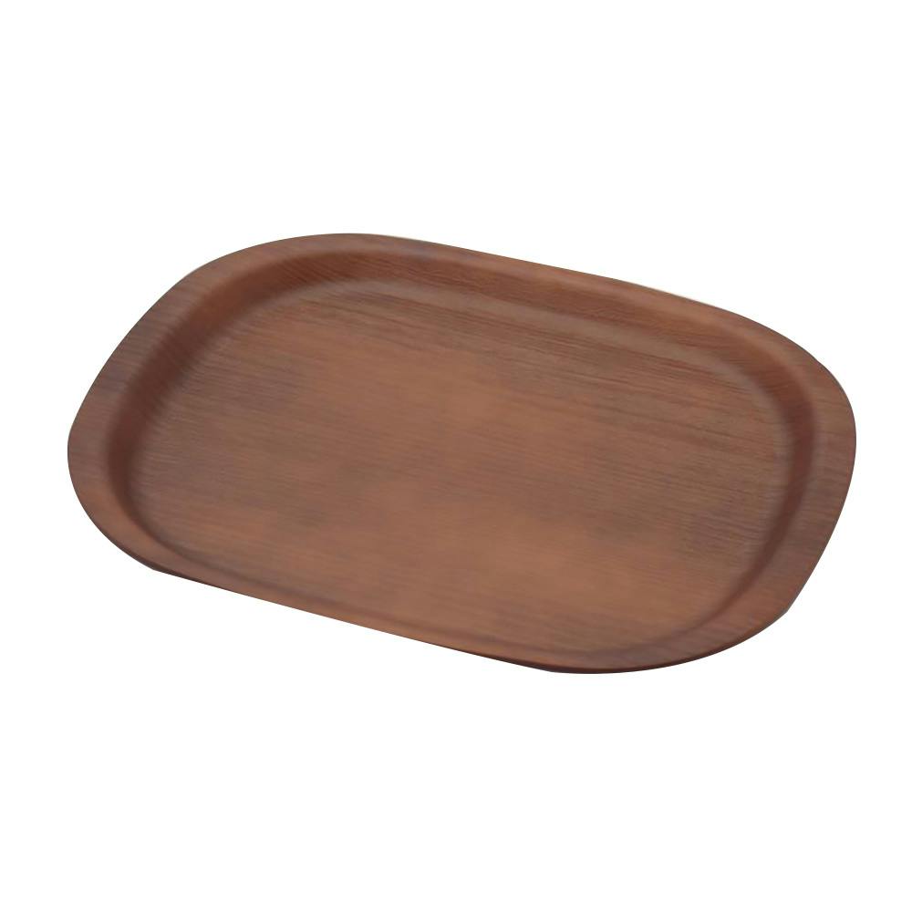 ノンスリップ 抗菌木目調トレー 36CM