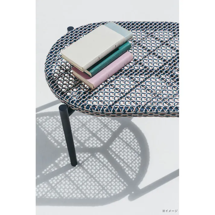 PATIO PETITE WA-ベンチ/テーブル ロング ブルー【別送品】