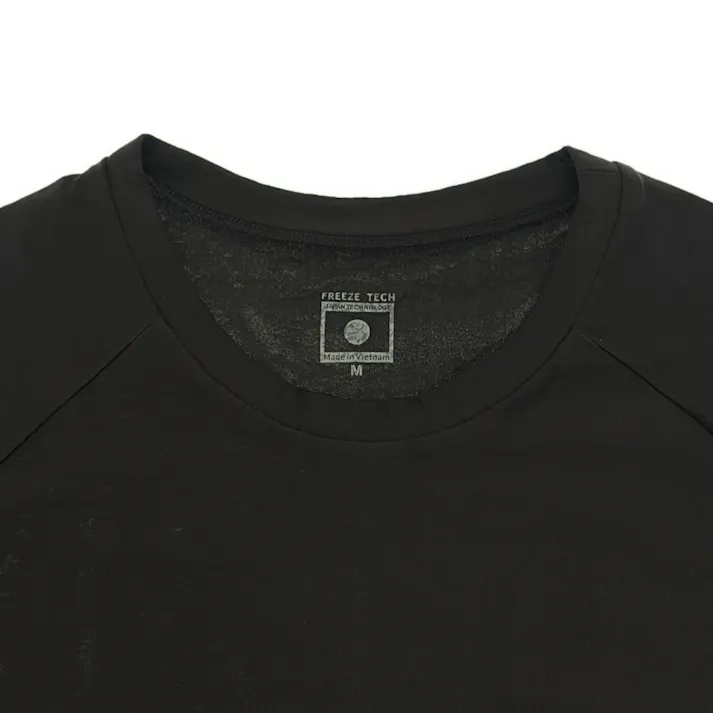 FT氷撃 冷感シャツ 長袖クルーネック 黒 M