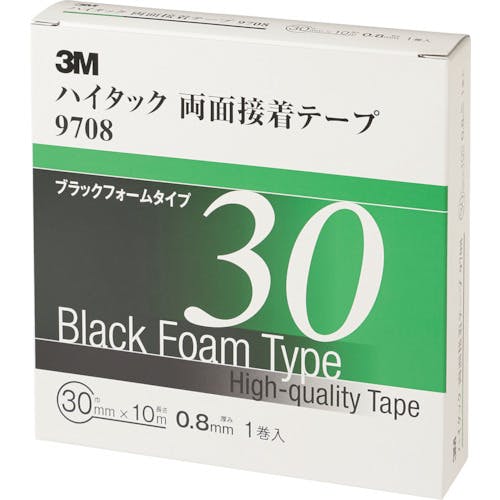スリーエム ジャパンオート・アフターマーケット製品事業部 ハイタック両面接着テープ 9708 30mmX10m 黒 (1巻=1箱) 9708 30 AAD 工業用・プロ用両面テープ スリーエム ジャパンオート・アフターマーケット製品事業部 ハイタック両面接着テープ 9708 30mmX10m 黒 (1巻=1箱) 9708 30 AAD 工業用・プロ用両面テープ