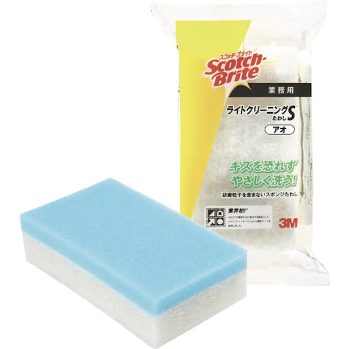 【CAINZ-DASH】スリーエム ジャパンコマーシャルケア販売部 スコッチ・ブライト ライトクリーニングたわしS 青 120X65mm L/CL S BLU【別送品】