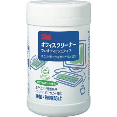 【CAINZ-DASH】スリーエム　ジャパン文具・オフィス事業部 スコッチ　オフィスクリーナー（ウェットティッシュタイプ）８０枚入り OC-80WN【別送品】