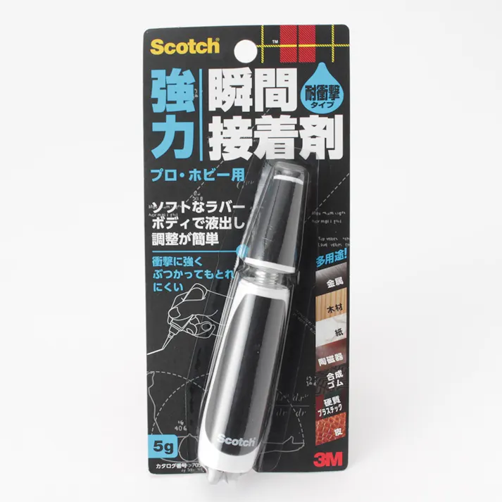 3M スコッチ 強力瞬間接着剤 耐衝撃タイプ プロ・ホビー用 5g