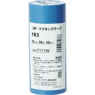 【CAINZ-DASH】スリーエム ジャパンオート・アフターマーケット製品事業部 マスキングテープ 183 30mmX18m 4巻入り 183 30【別送品】