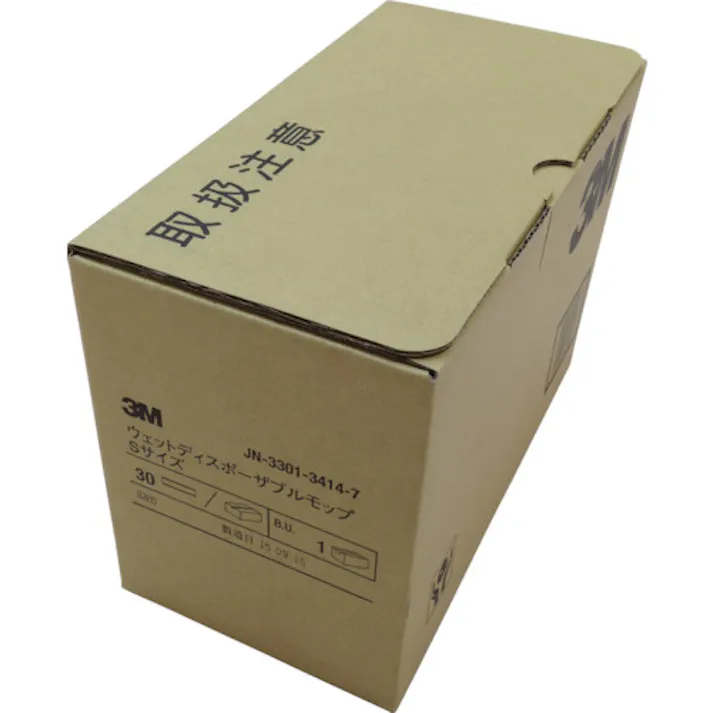 【CAINZ-DASH】スリーエム ジャパンコマーシャルケア販売部 ウェットディスポーザブルモップS (30枚入) DISPO MOP S【別送品】