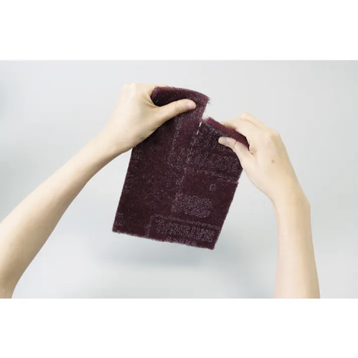 【CAINZ-DASH】スリーエム ジャパン研磨材製品事業部 スコッチ・ブライト 工業用パッド 7447PRO ミシン目入り #320相当 赤茶 BOX(20枚入) 7447PRO BOX【別送品】