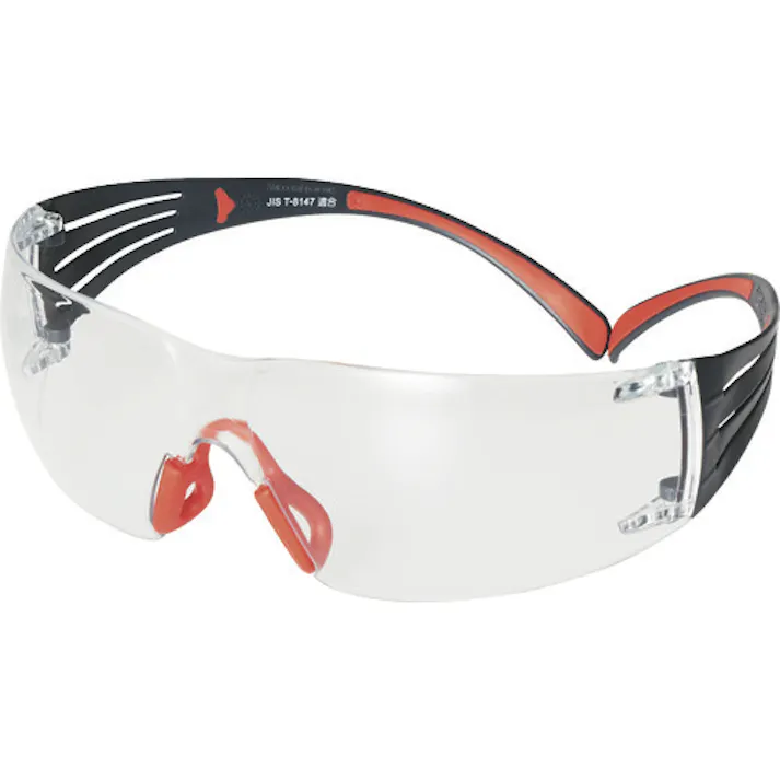 【CAINZ-DASH】スリーエム ジャパン安全衛生製品事業部 セキュアフィット 保護めがね クリア SF401SGAF-RED JIS SF401SGAF-RED JIS【別送品】