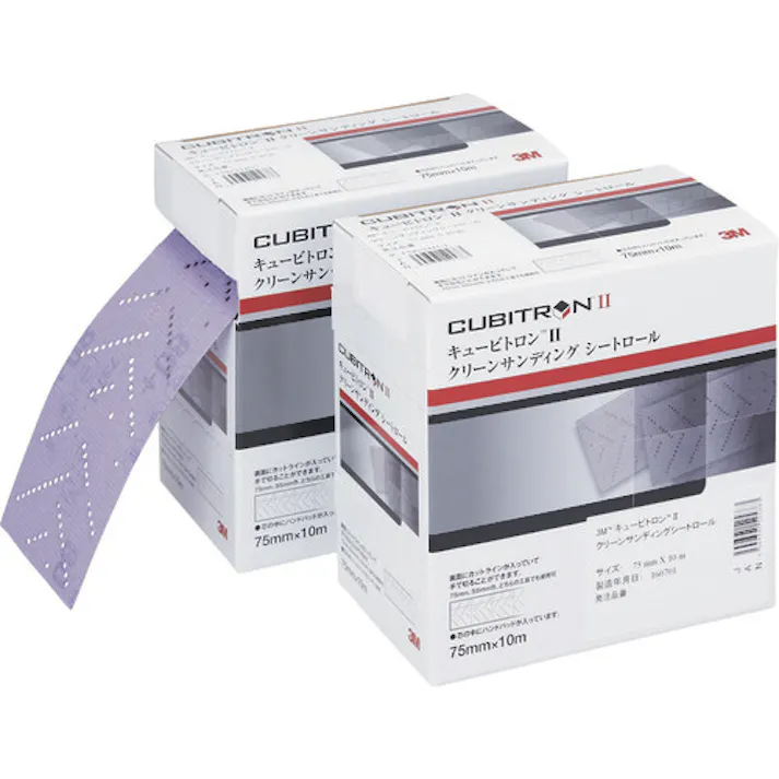 【CAINZ-DASH】スリーエム ジャパンオート・アフターマーケット製品事業部 キュービトロン2 クリーンサンディングシートロール 75mmX10m #400+ 1巻 H/CSRL 400 75 CBT【別送品】