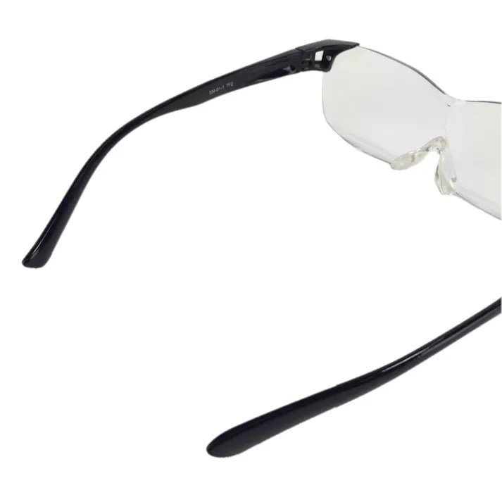 スマートアイ メガネタイプルーペ グレー SM-01-1