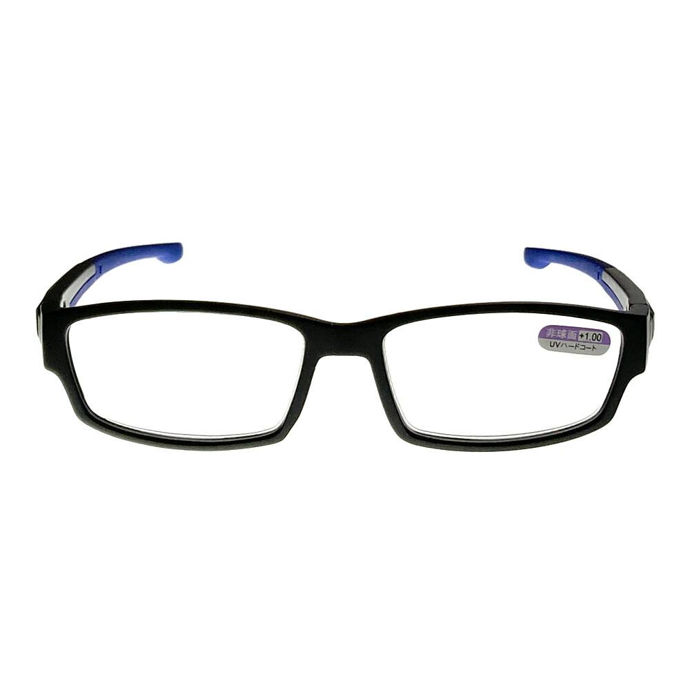 ASKA 老眼鏡　リーディンググラス　ブラックシルバー　+1.50 楽天市場】|+2.00 スクエア型 リーディンググラス（ブラック