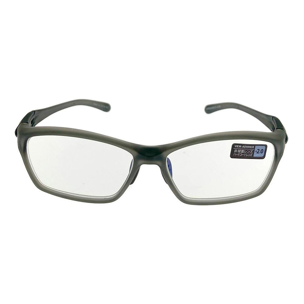 リーディンググラス ビューアドバンス +2.0 マットクリアグレイ SPR-02