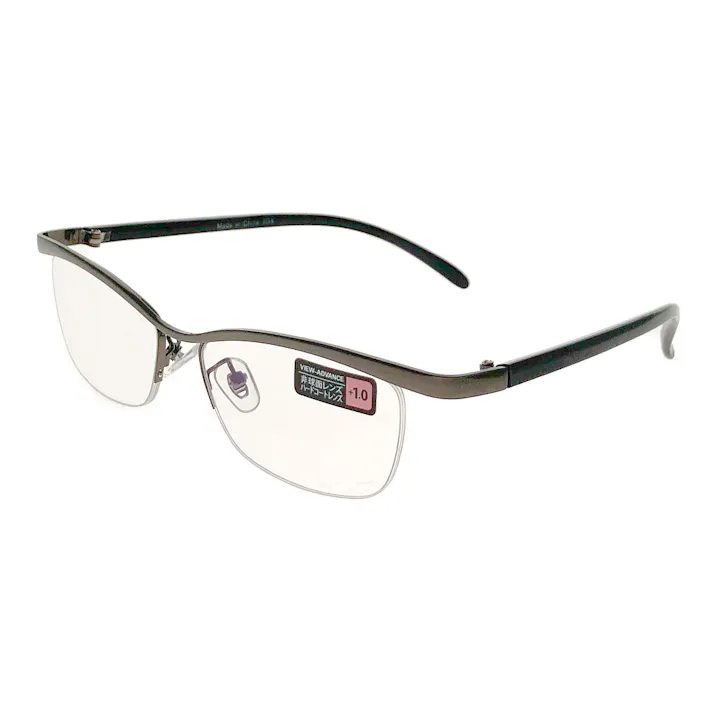 リーディンググラス ビューアドバンス +1.0 ガンメタル×ブラック BSR-30-GUN