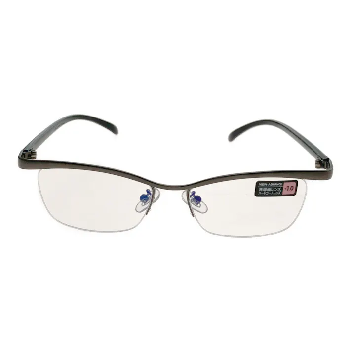 リーディンググラス ビューアドバンス +1.0 ガンメタル×ブラック BSR-30-GUN
