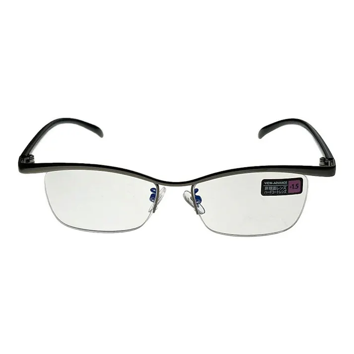 リーディンググラス ビューアドバンス +1.5 ガンメタル×ブラック BSR-30-GUN