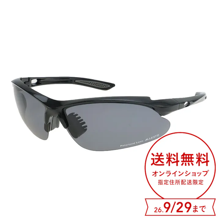 ZETT サングラス 偏光レンズ搭載 ブラック ZSP-5001-1