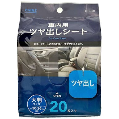 カインズ 車内用ツヤ出しシート 20枚入り