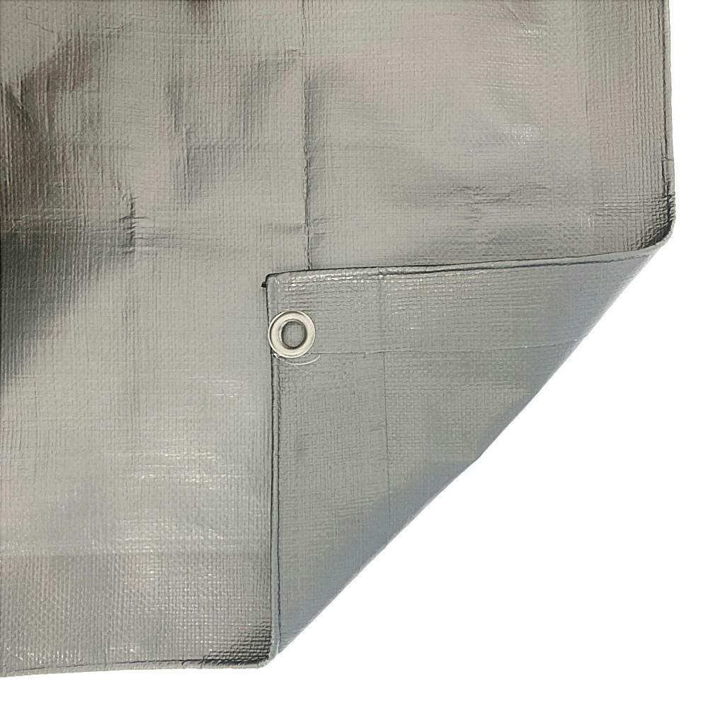 不凍シート @580円 50枚 メッシュフェンス目かくしシェード グレー 4X0.5m /A(グレー