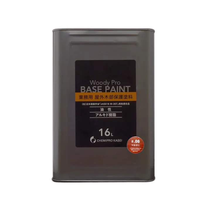 屋外木部保護塗料 ウッディープロ マホガニ 16L【別送品】