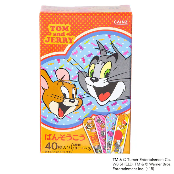 WB ばんそうこう トムとジェリー 40枚