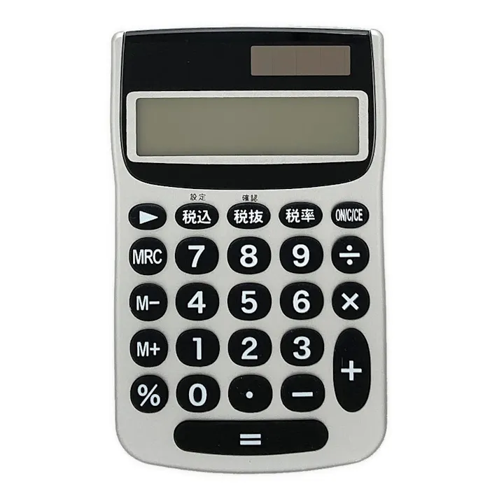 10桁コンパクト電卓税機能付き CA-104T