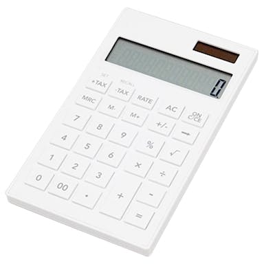 軽くて薄い電卓 KUD-12OW