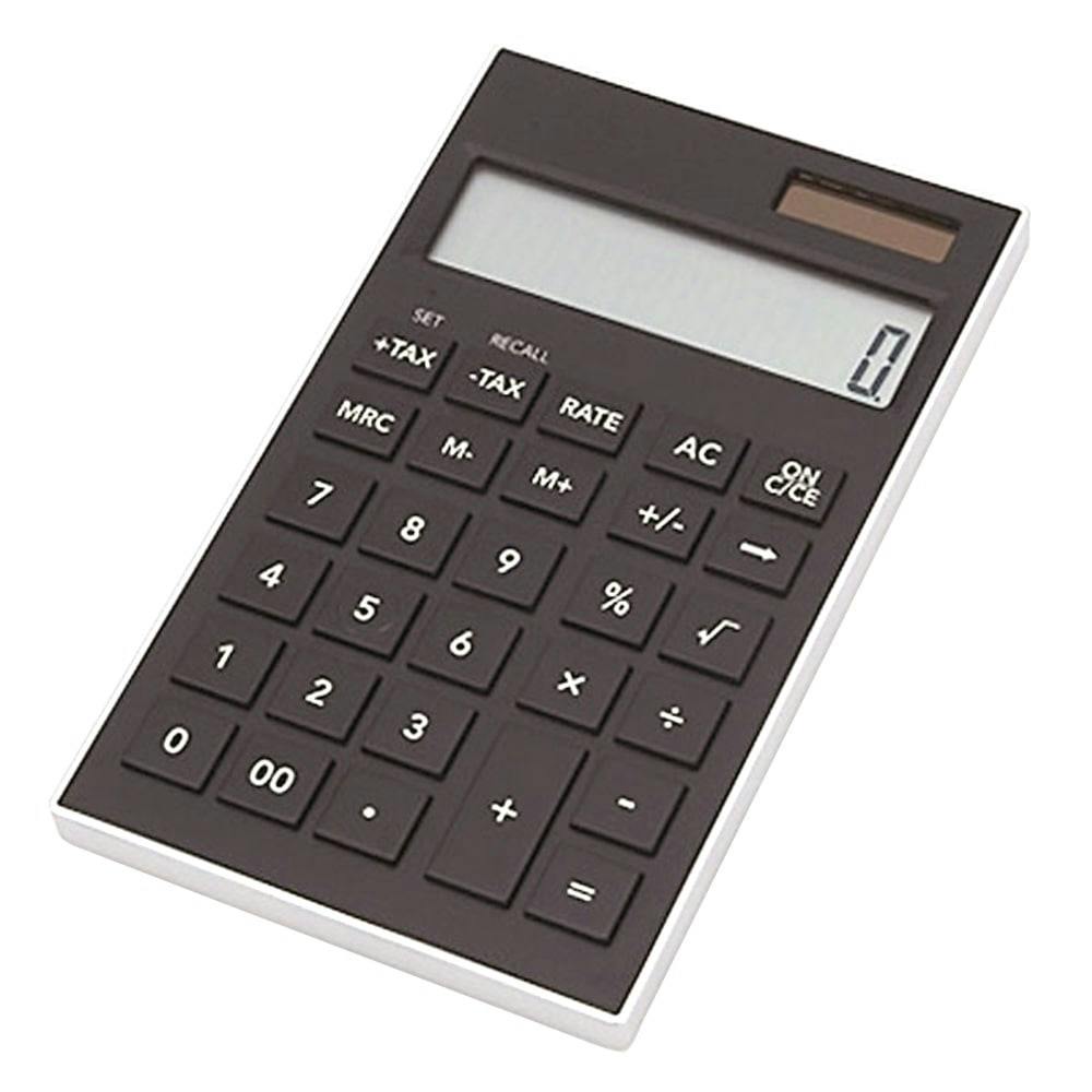軽くて薄い電卓 KUD-12BK | 文房具・事務用品 | ホームセンター通販