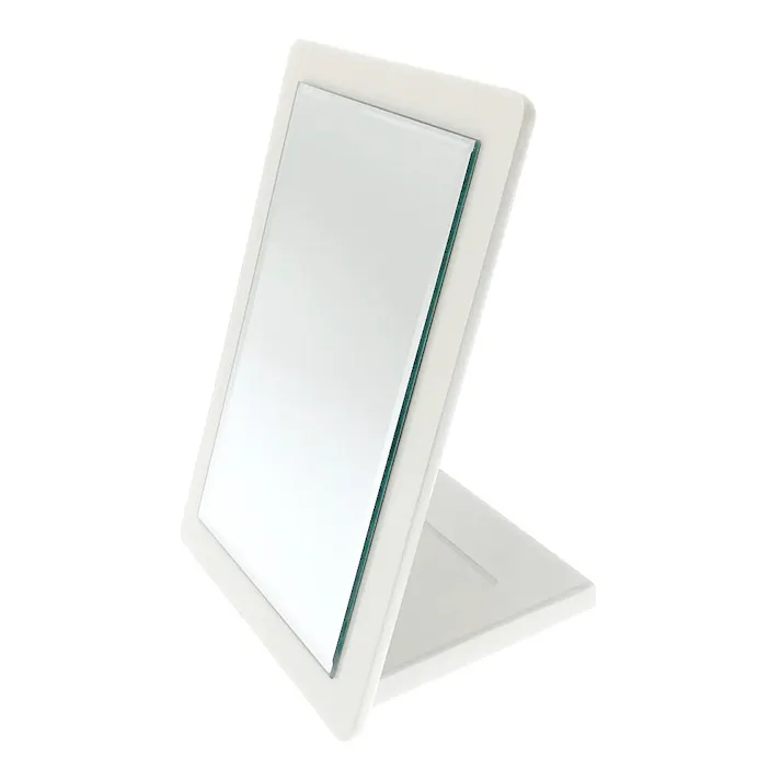 木目調卓上ミラー ホワイト U65