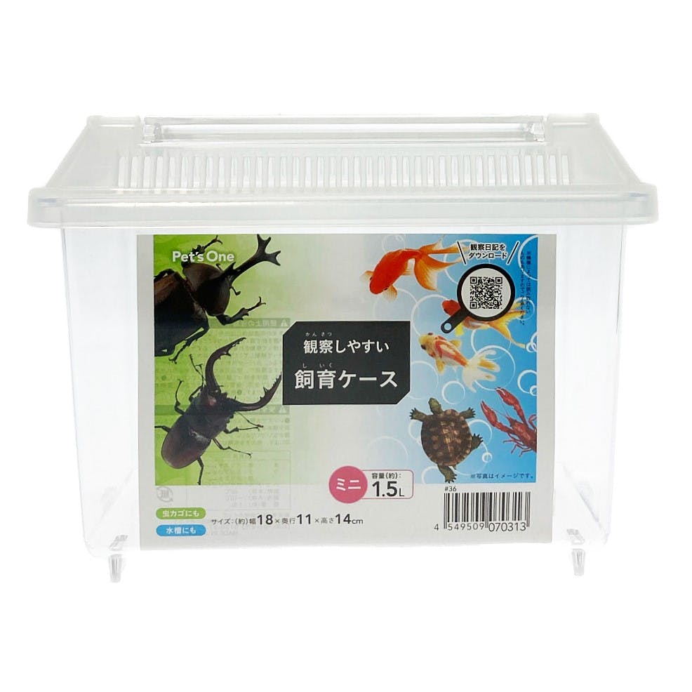 観察しやすい飼育ケース ミニ | 昆虫用品・昆虫グッズ 通販