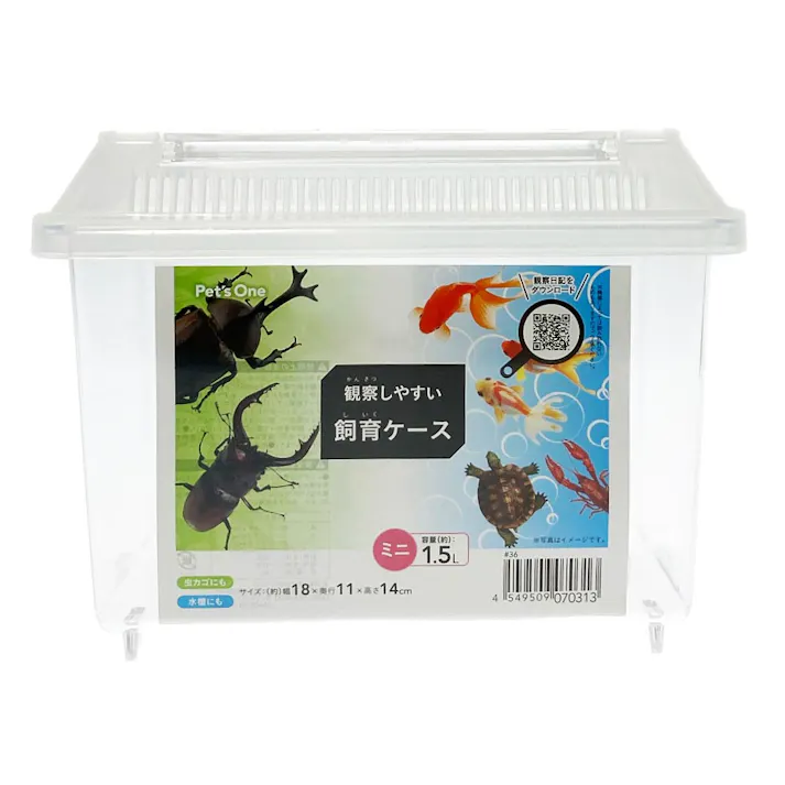 観察しやすい飼育ケース ミニ