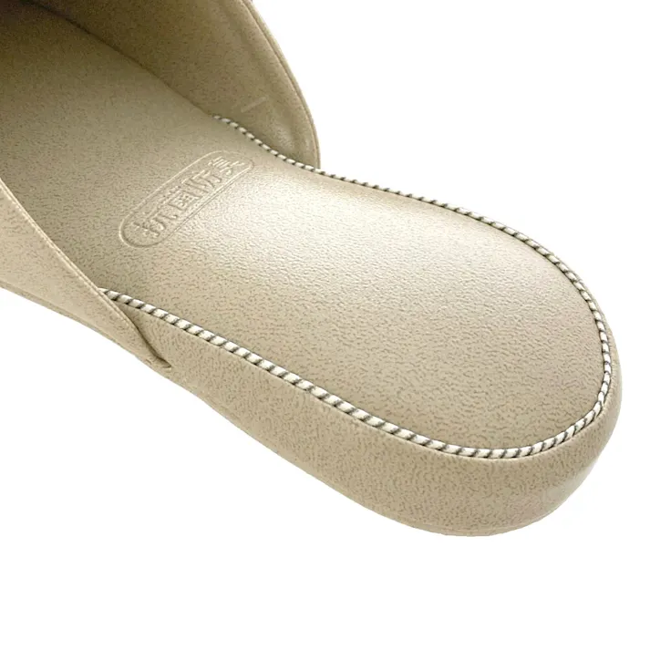 抗菌・防臭 ビニールスリッパ ベージュ TS-26