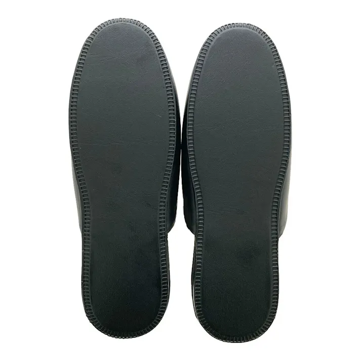 抗菌・防臭 ビニールメンズスリッパ MS27 ブラック