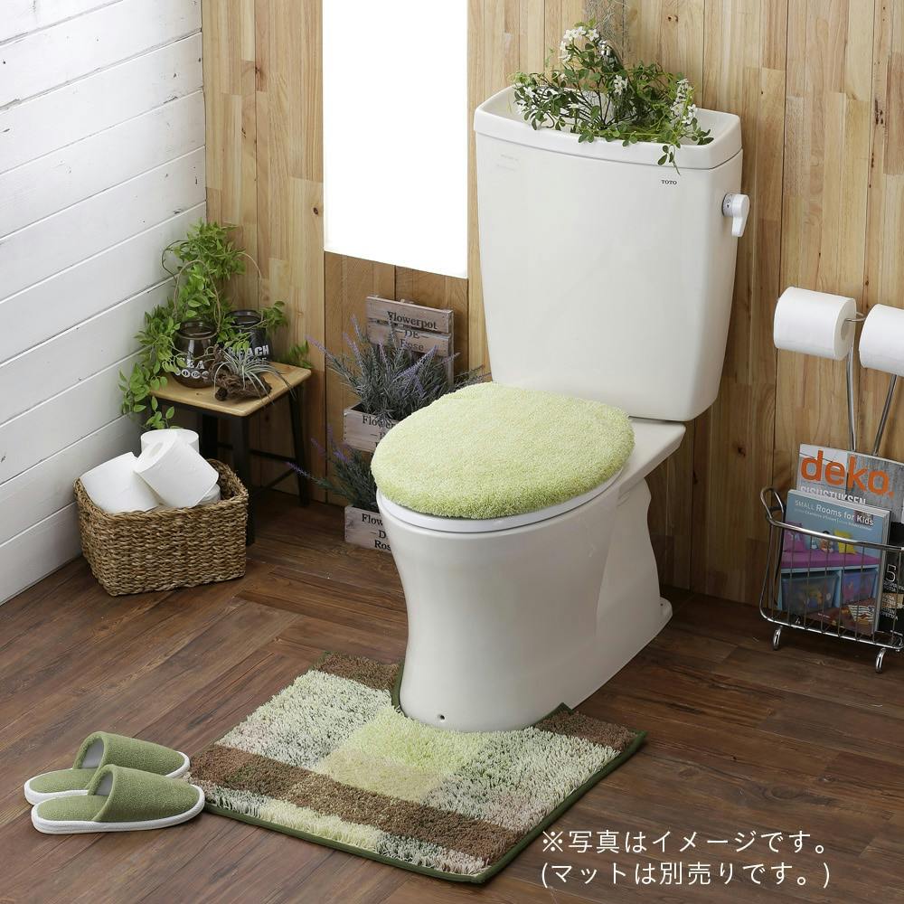 トイレフタカバー 洗浄型 グリーンチェック(販売終了) | お風呂グッズ・トイレ用品 通販 | ホームセンターのカインズ