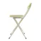 折りたたみ背付クッションチェア アイボリー