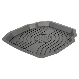 カインズ 丸洗いできるコンパクト立体マット リア用 ブラック 幅45cm×長さ46cm