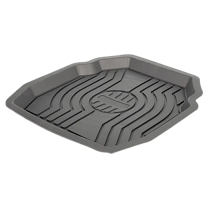 カインズ 丸洗いできるコンパクト立体マット リア用 ブラック 幅45cm×長さ46cm